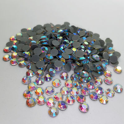 wholesale foil back rhinestone flatback crystal stone for dresses,glass crystal ab hotfix flat back rhinestone